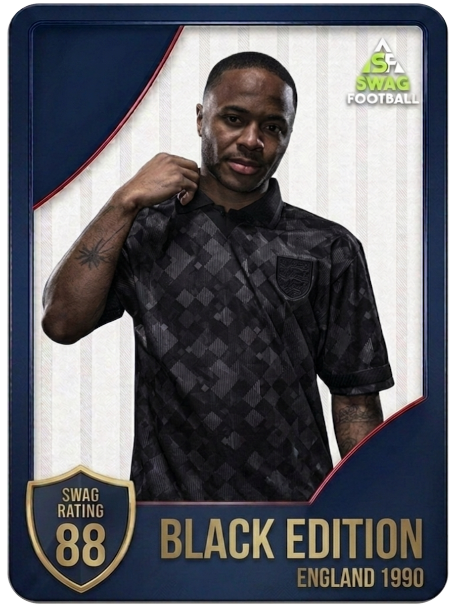 ENGLAND 1990 BLACK OUT